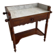 Dressing table with marble
