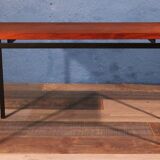 Metal & wood coffee table 1950