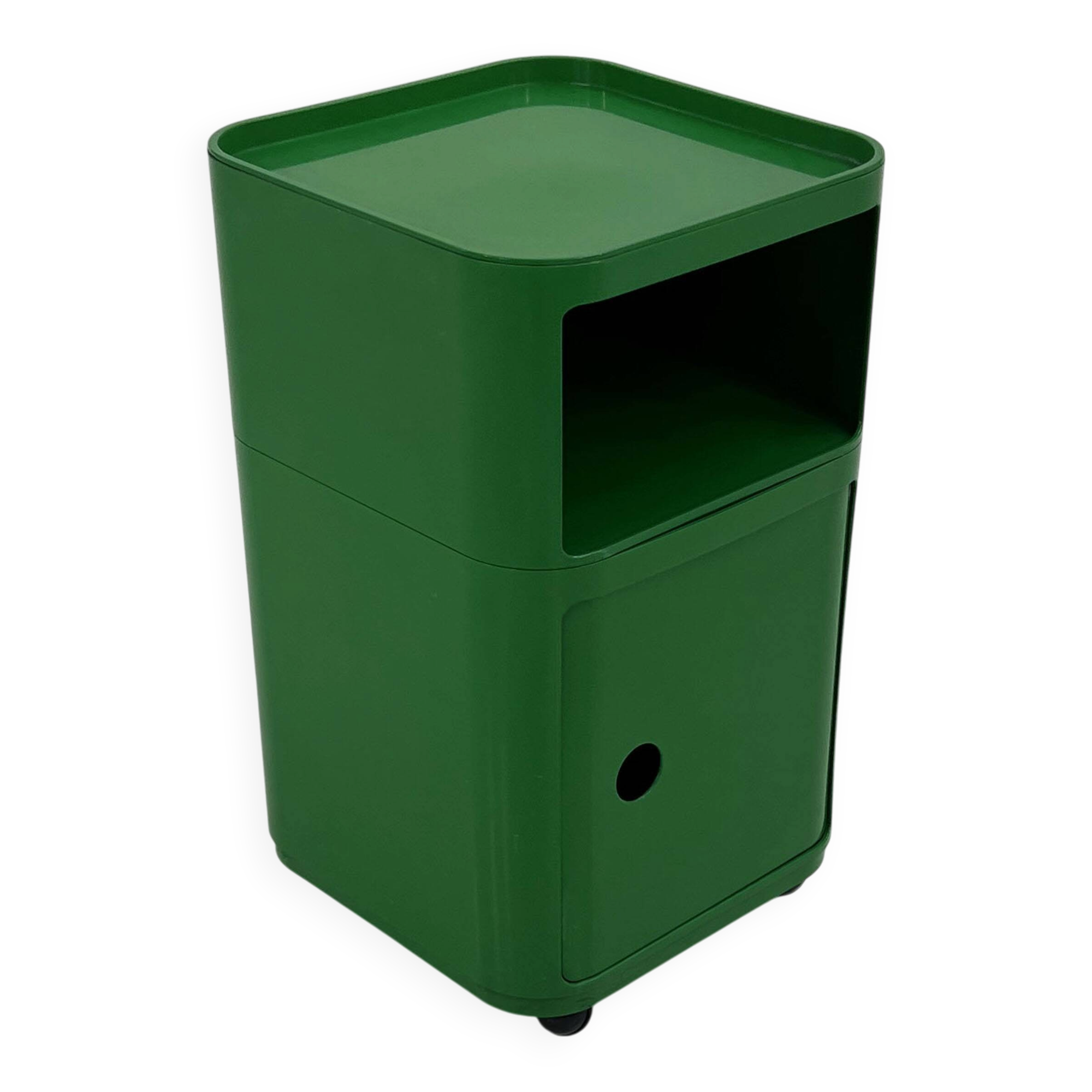 Componibili cabinet in green by Anna Castelli Ferrieri for Kartell, 1970