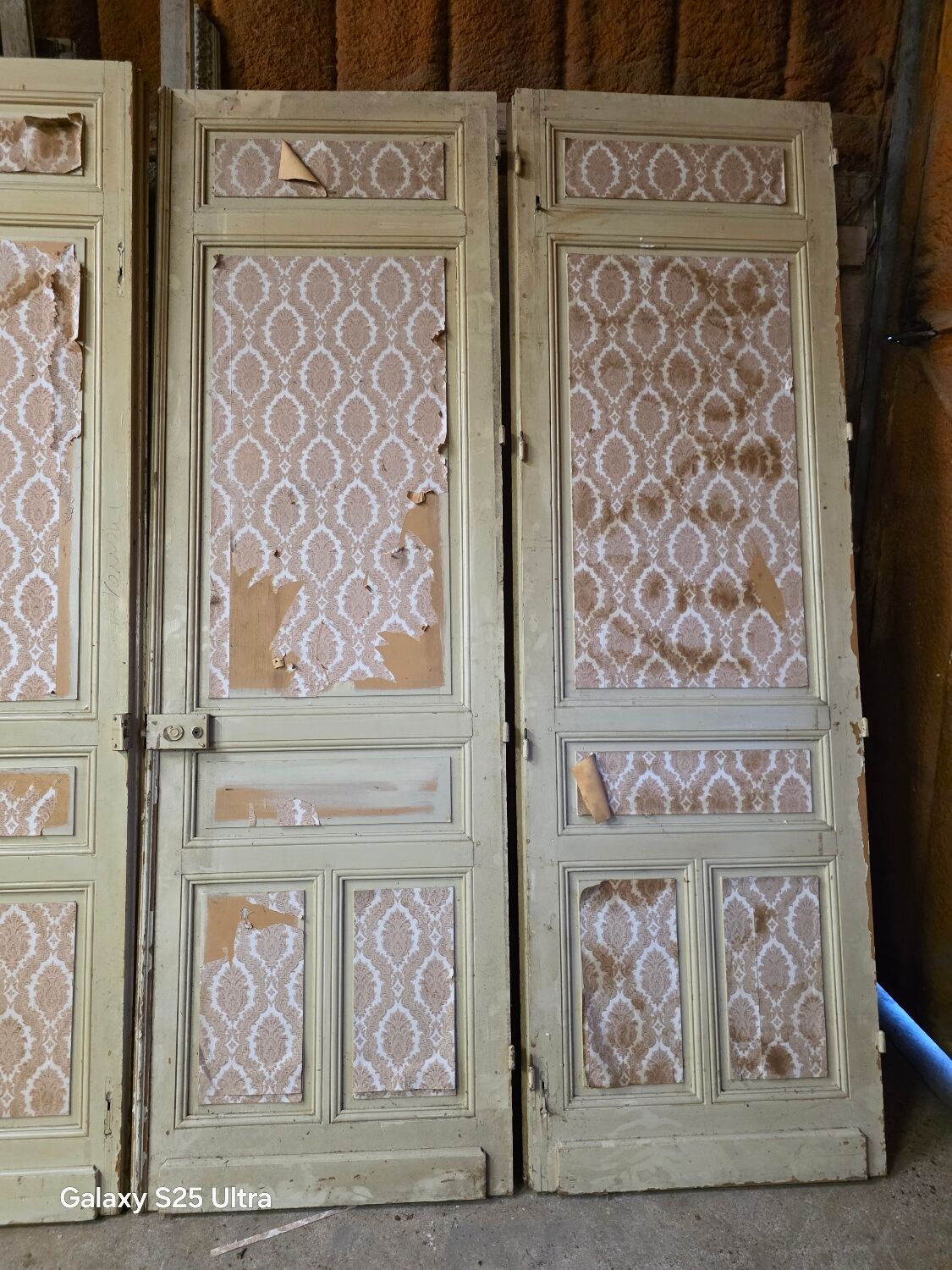 4 old partition doors from the 19th century