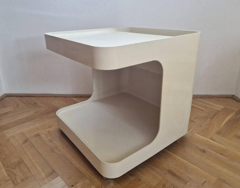 Midcentury Side Table, GAME, Marcello Siard for Longato, Italy, 1970s