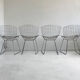Lot de 4 chaises par Harry Bertoia pour Knoll, vers 1980