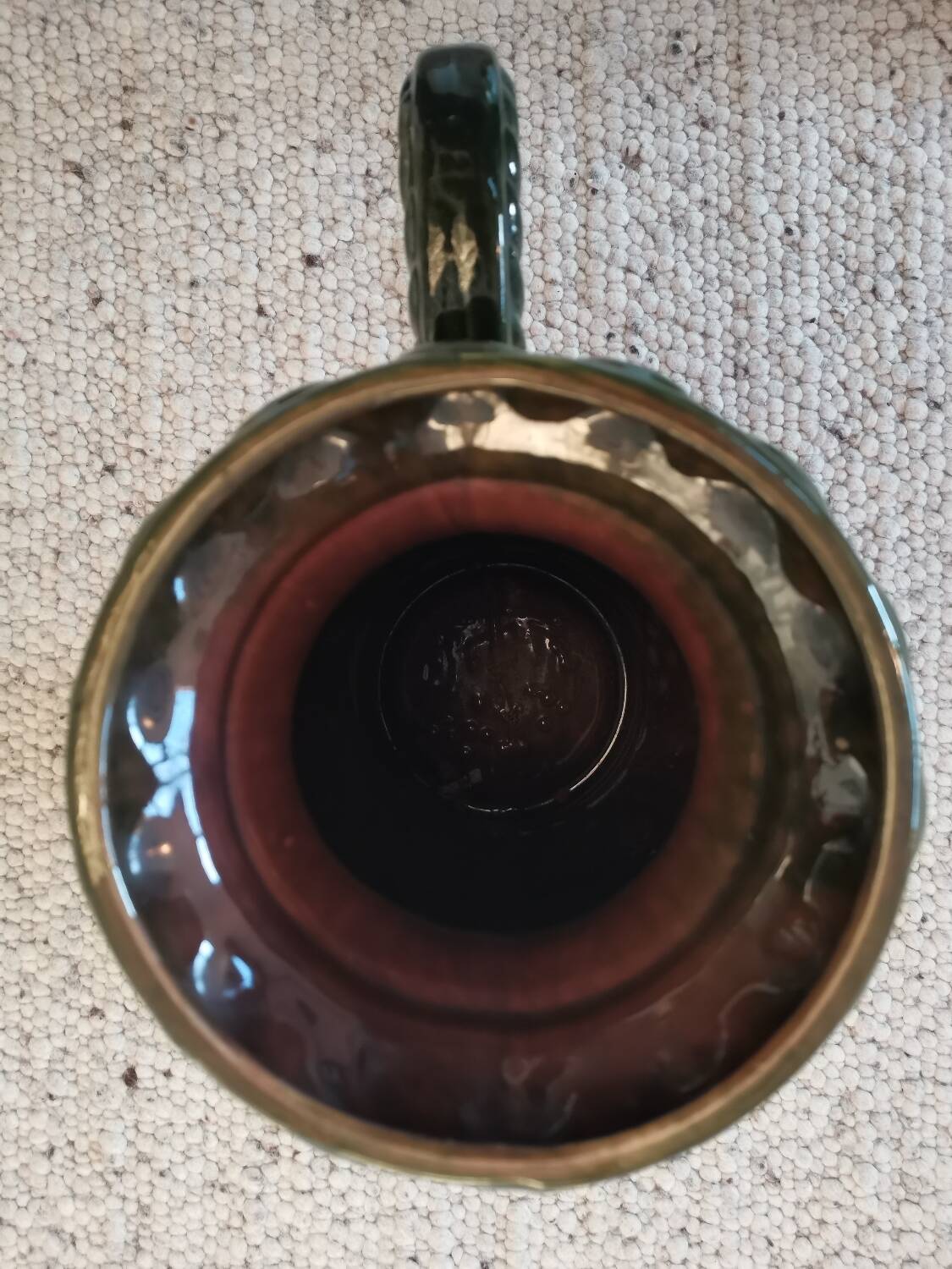 Vase de sol Scheurich vintage en céramique, Allemagne de l'Ouest