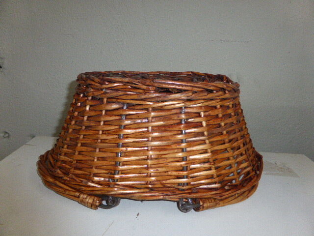 Nice little basket with handles, woven Wicker vintage