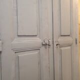 Old wooden cloakroom