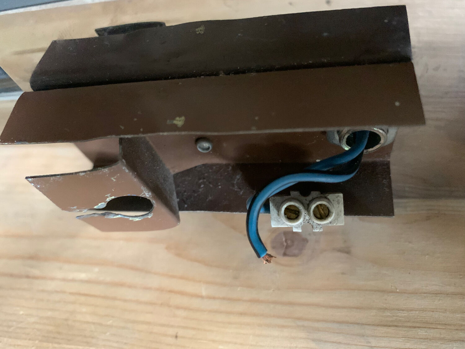 Vintage chrome wall lamp