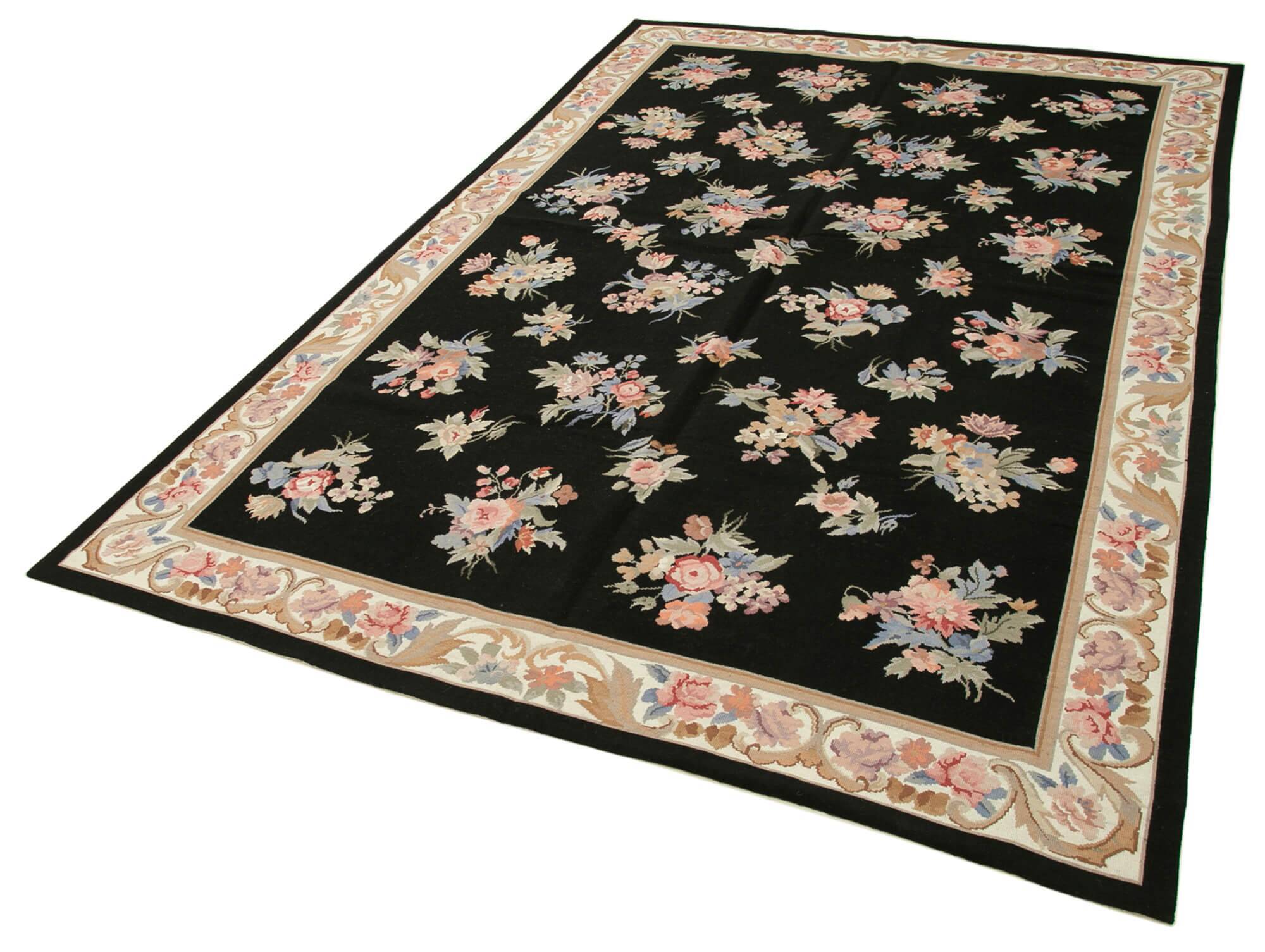 Handmade Vintage Flatweave Needlepoint Kilim 180 cm x 275 cm
