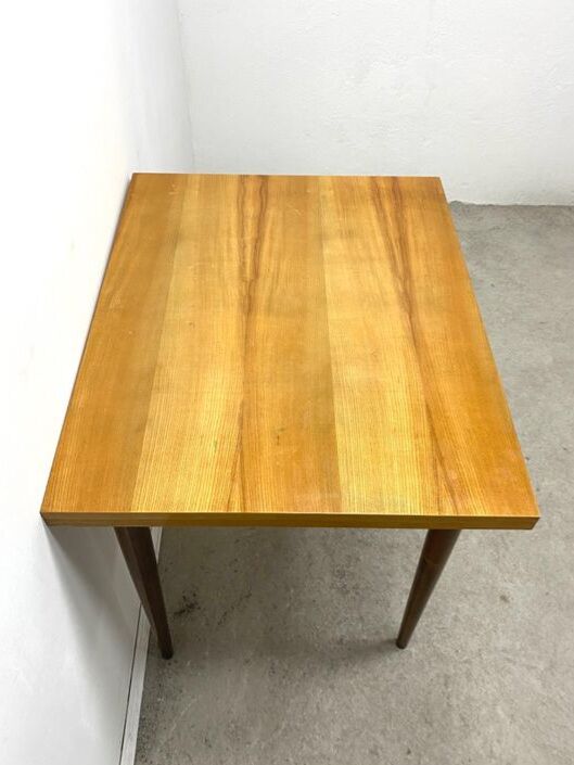 Small extendable dining table, Cesky Nabytek edition, czech vintage