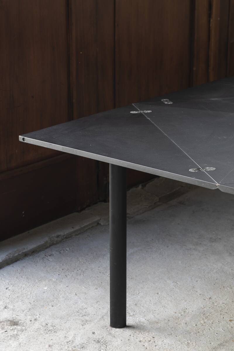 Origami dining table, Italy, 1980s