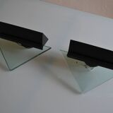 Pair of postmodernist wall sconces, 1980