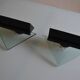 Paire de lampes appliques murales postmodernistes 1980