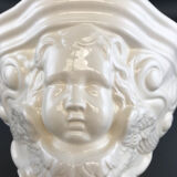 Wall lamp putti ceramic gien angel console