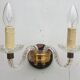 Applique 2 bras verre Murano vintage 1950