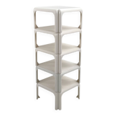 Set of 5 tables Model Elena by Vico Magistretti for Artemide, 1970