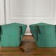 Pair of vintage wooden planters, circa 1950