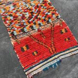 Moroccan rug colorful boujad - 106 x 235 cm