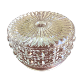 Round globe made of worked glass