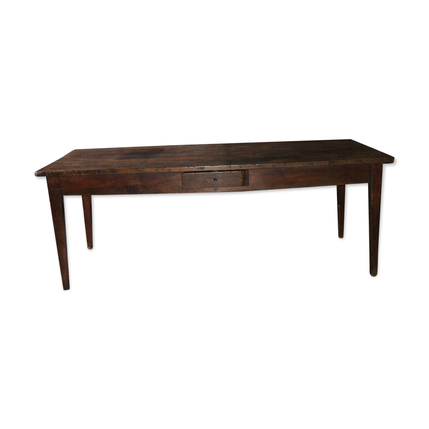 Farm table in massive chene