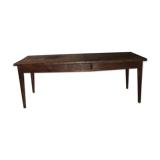 Farm table in massive chene