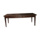 Farm table in massive chene