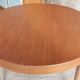 Table ronde scandinave extensible