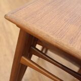 Nest of tables in teak from the 1960s.