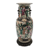 Nankin vase in porcelain signed under the base CHINA