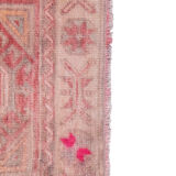 Faded turkish kitchen rug mat 1'5" x 3'9"