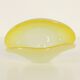 Bowl in the shape of a shell made of pulegoso Murano glass, Italy, 1960s.