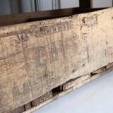 Wooden bottle locker box