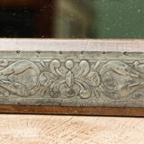 Old mirror, embossed tin