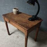 Antique oak table with drawer