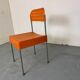 Iconic Italian design Orange Box Chair by Enzo Mari for Aleph Alantide