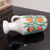 Ancien vase design des années 70 de Strehla keramik CDR 1302 Allemagne
