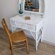 Vintage 1950s Bistro Chair in Beech