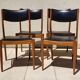 4 vintage chairs from the 50s/60s