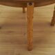 Round oak table, Danish design, 1960s, designer: Henning Kjærnulf
