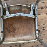 Set of 2 1950s bistro chairs