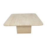 Italian travertine coffee table, 1980