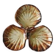 Large scallop shell dish – French earthenware – 1950s–70s – Vintage