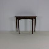 Beautiful danish design foldable game table by Hans Wegner