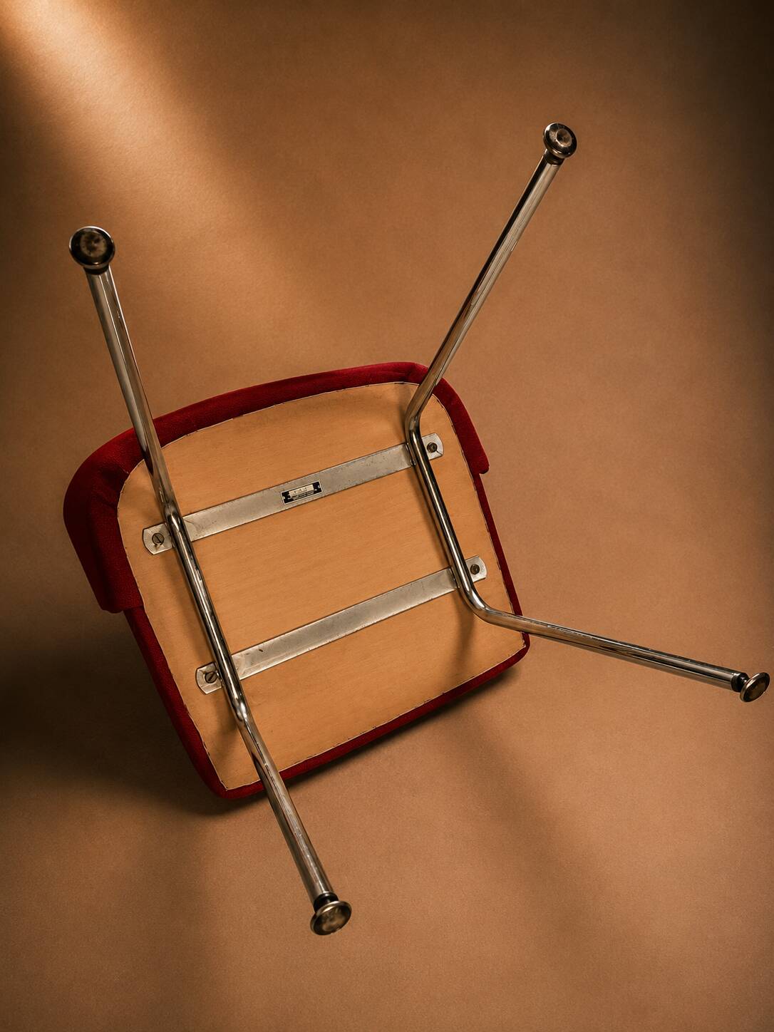 Fauteuil post moderne tweed Suisse Circa 1970
