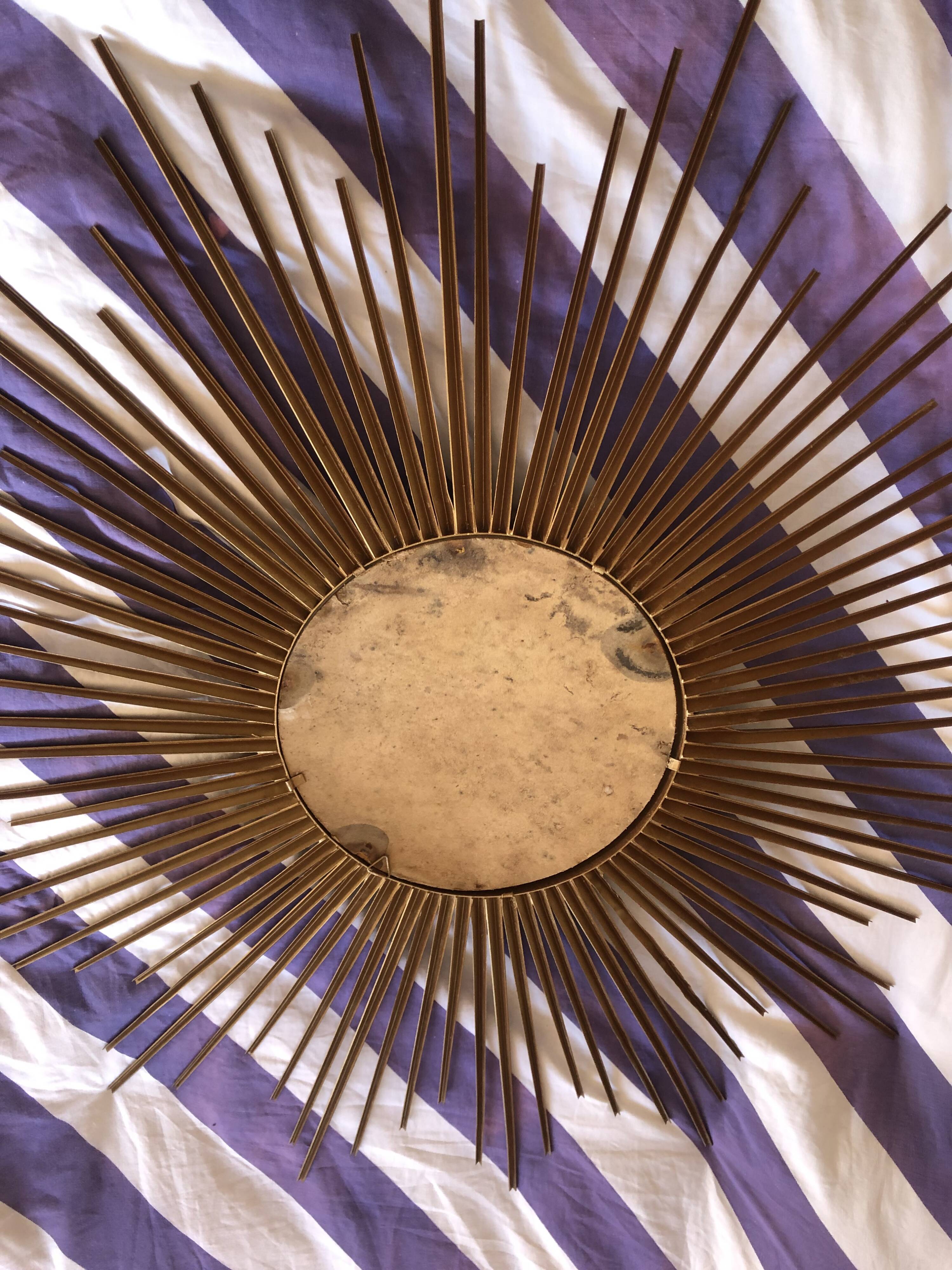 Chaty Vallauris witch's eye curved mirror from the 60s