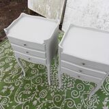 Pair of gray bedside tables