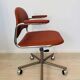 Fully Restored Kovona Burgundy Office Chair from Czechoslovakia 1979’s