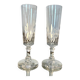 2 verres à champagne Baccarat m. Richelieu