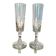 2 verres à champagne Baccarat m. Richelieu