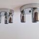 Set of Two Wall Lamps, Flush Mount, Sputnik, Space Age, Italy, 1970s