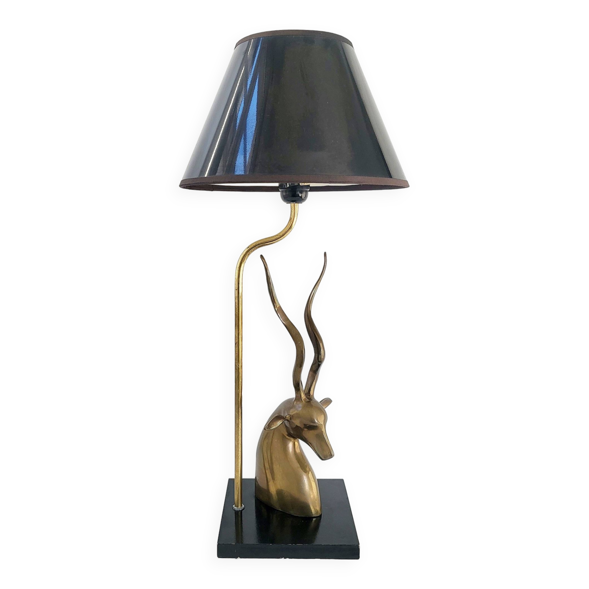 Vintage antelope lamp 1970