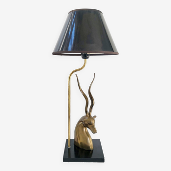 Vintage antelope lamp 1970